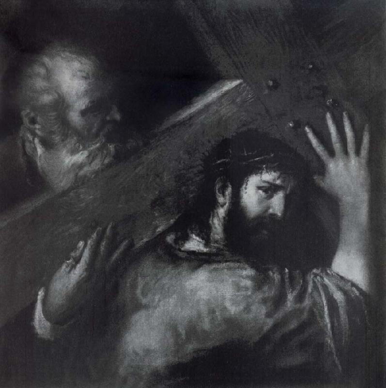 Titian The Bearing of the Cross oil painting image