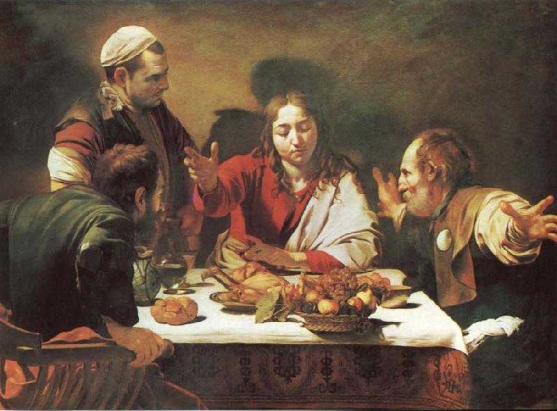 Caravaggio The Supper at Emmaus oil painting picture