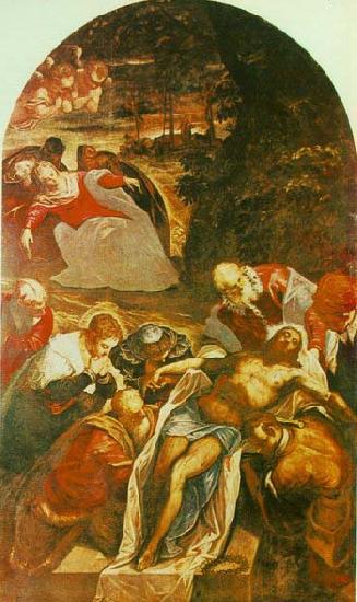 Tintoretto Entombment oil painting image