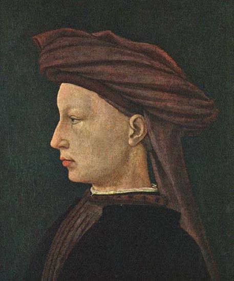 MASACCIO Profile Portrait of a Young Man oil painting picture