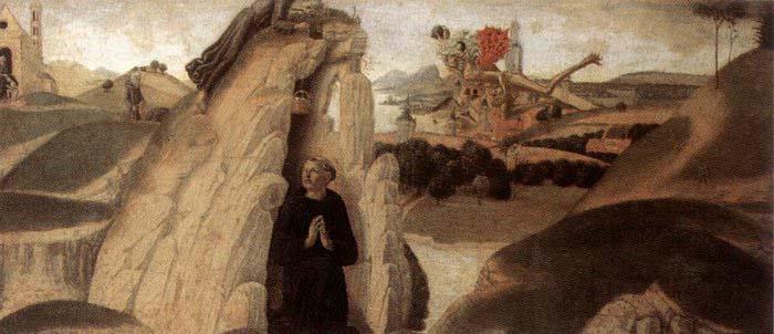 Neroccio Three Episodes from the Life of St Benedict oil painting image