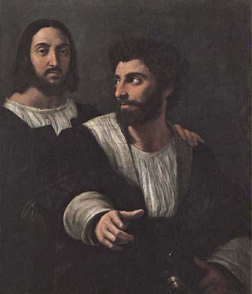 Raphael Portrait of the Artist with a Friend oil painting image