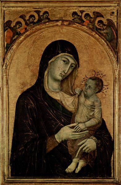 Duccio Madonna with Child. oil painting picture