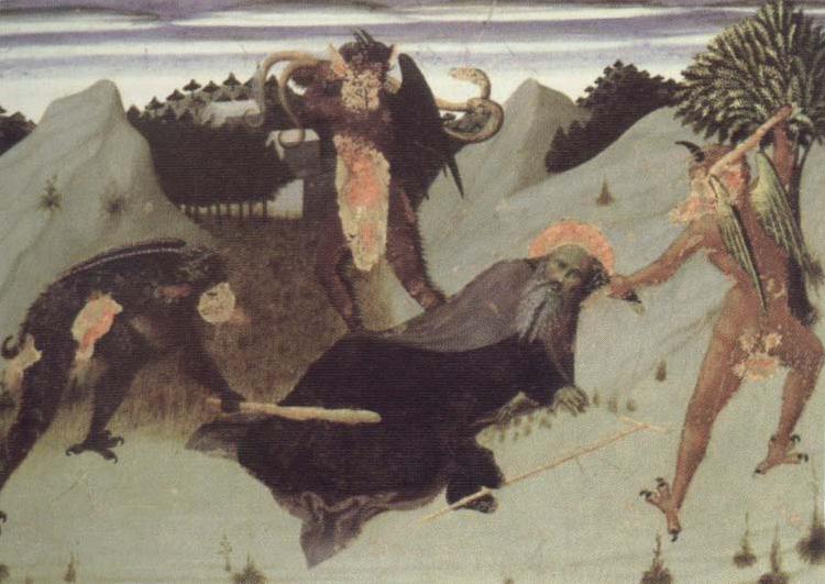 SASSETTA St.Anthony Beaten by Devils oil painting picture