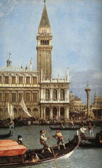 Canaletto Return of the Bucentoro to the Molo on Ascension Day oil painting image