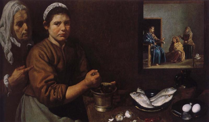 Velasquez Jesus and Maria Mada at home oil painting image