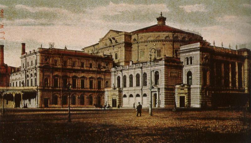 tchaikovsky the mariinsky theatre in st petersburg oil painting image
