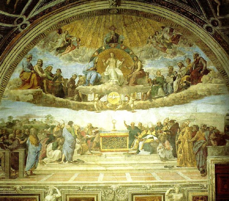 Raphael fresco, stanza della segnatura oil painting image