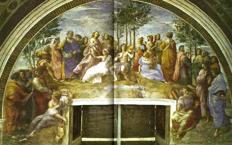 Raphael parnassus oil painting picture