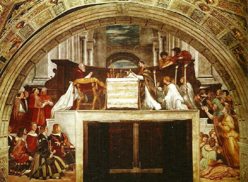 Raphael mass at bolsena oil painting picture