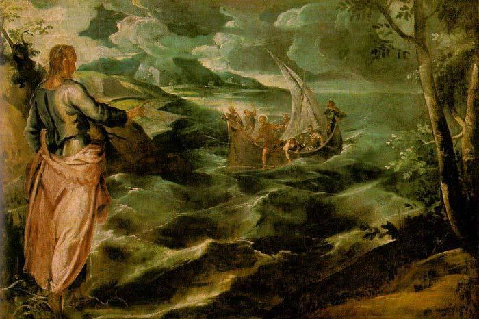 Tintoretto Christ at the Sea of Galilee oil painting image