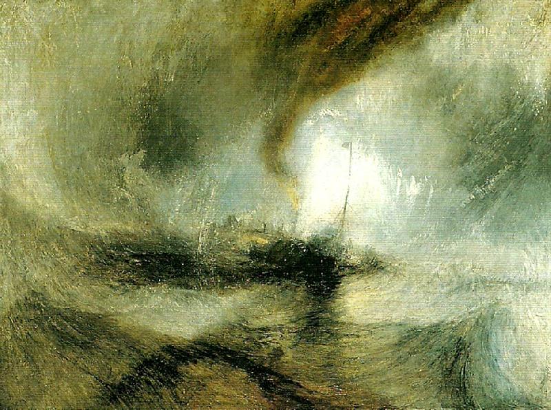J.M.W.Turner snow storm oil painting picture