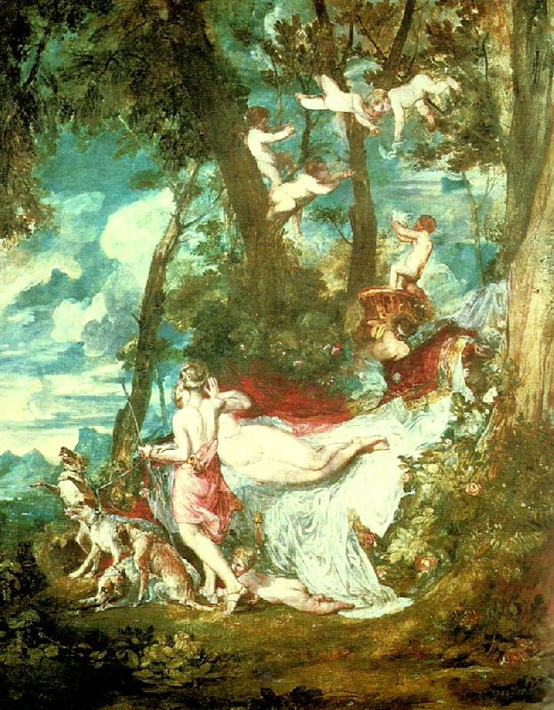 J.M.W.Turner venus and adonis oil painting image