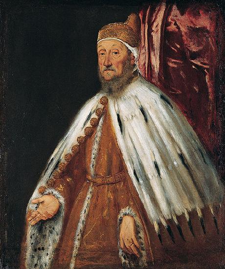 Tintoretto Portrait of Doge Pietro Loredan oil painting picture