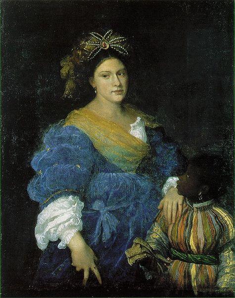 Titian Portrat der Laura de Dianti oil painting picture