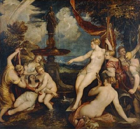 Titian Diana and Callisto by Titian oil painting picture