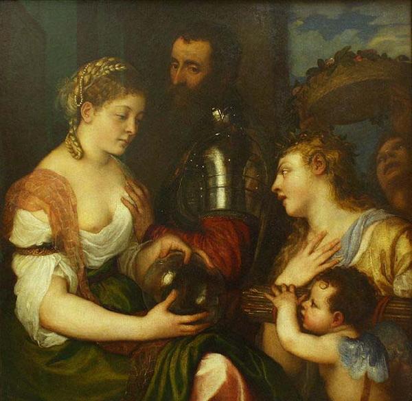Titian Allegorie conjugale oil painting picture