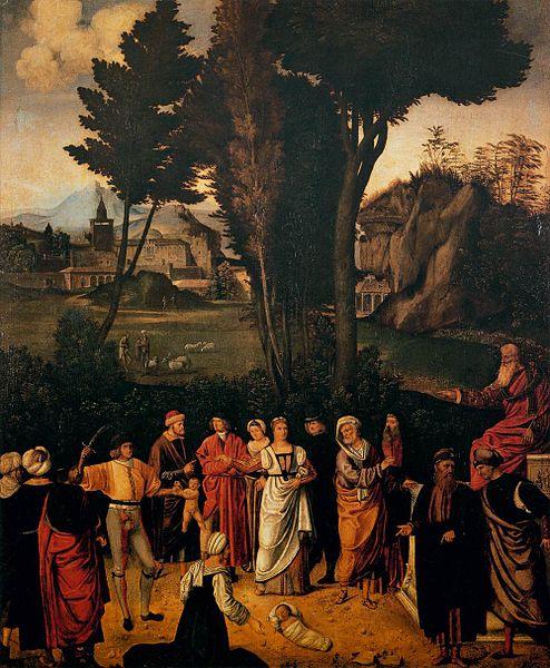 Giorgione The Judgment of Solomon oil painting picture