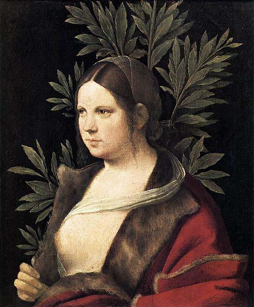 Giorgione Portrait of a Young Woman oil painting image