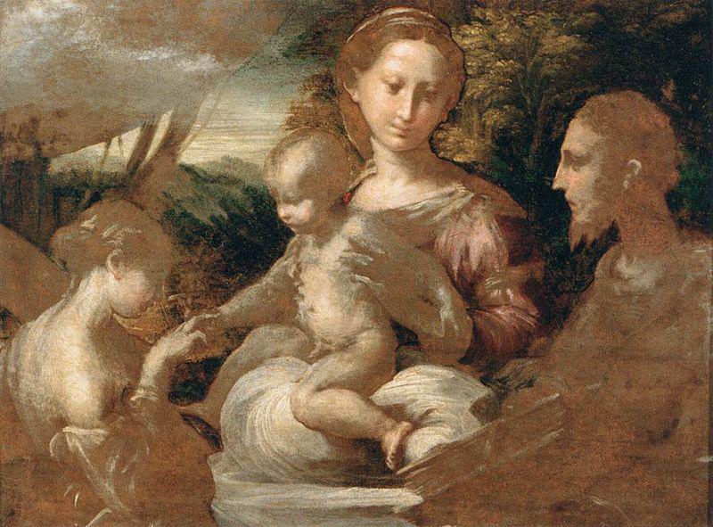 PARMIGIANINO The Mystic Marriage of St Catherine oil painting picture