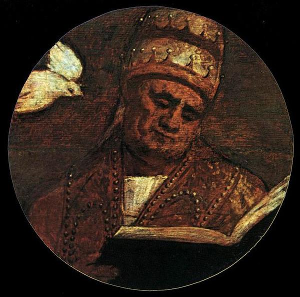 Titian St Gregory the Great oil painting picture