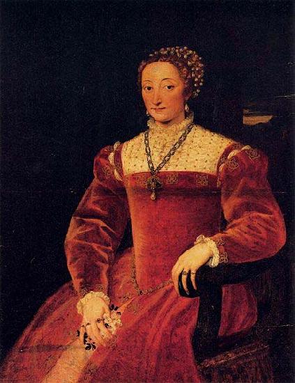 Titian Giulia Varano, Duchess of Urbino oil painting image