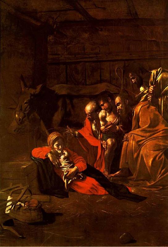 Caravaggio Adoration of the Shepherds oil painting picture