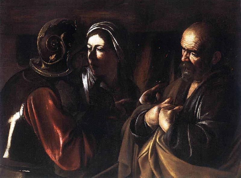 Caravaggio Denial of Saint Peter oil painting picture