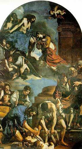 GUERCINO Burial of St Petronilla oil painting picture