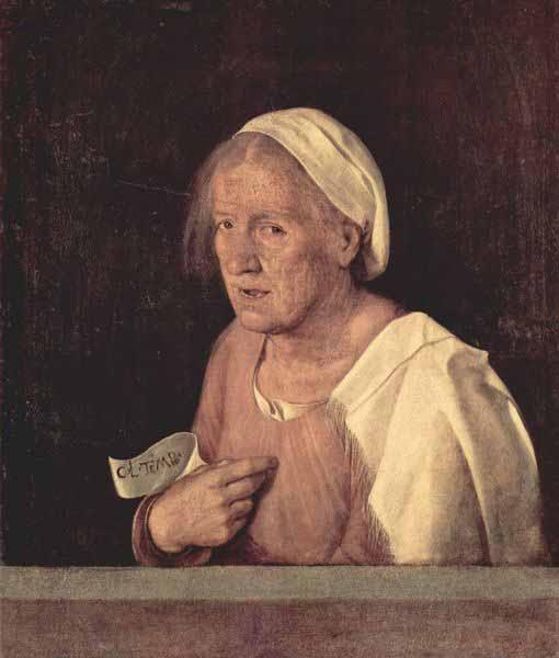 Giorgione Portrat einer alten Frau oil painting picture