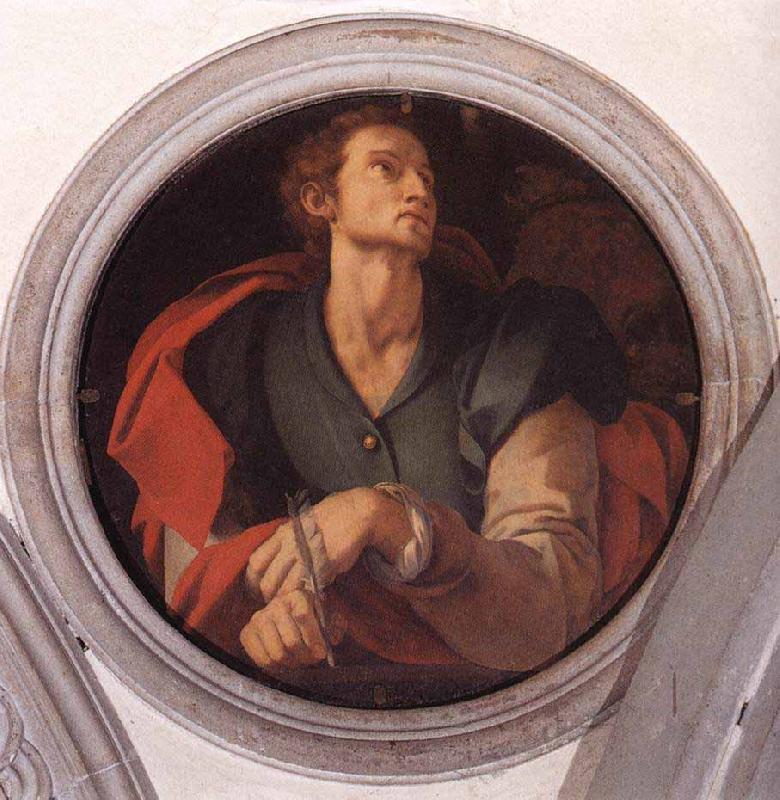 Pontormo St Luke oil painting image