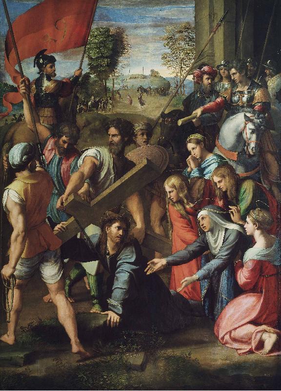 Raphael Christ Falling on the Way to Calvary oil painting image