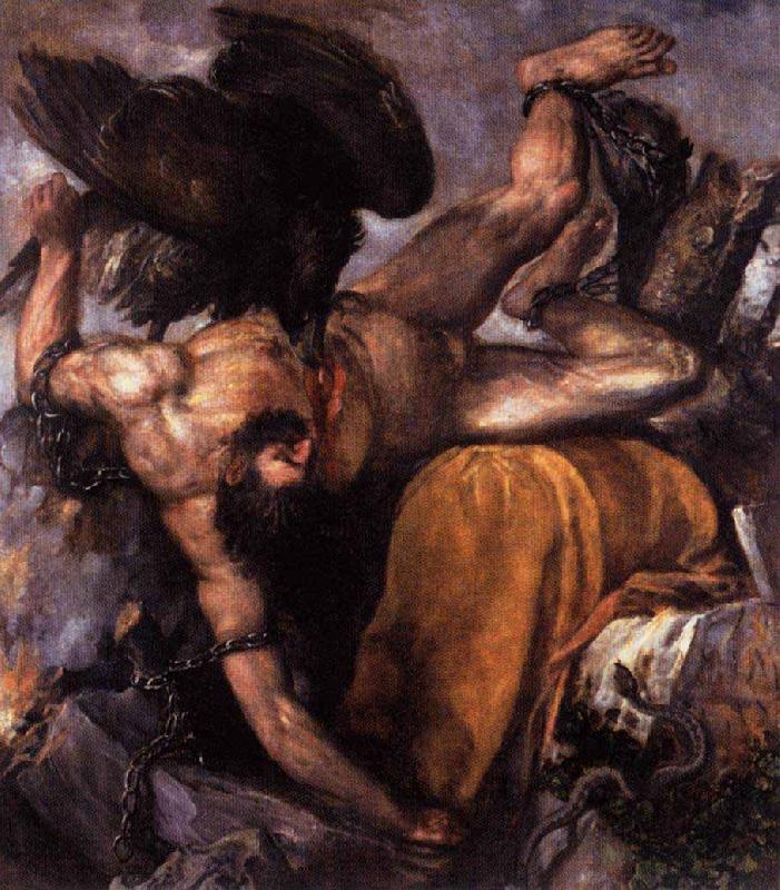 Titian Punishment of Tythus oil painting picture