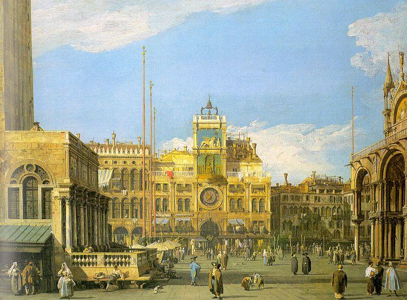 Canaletto Piazza San Marco- Looking North oil painting image