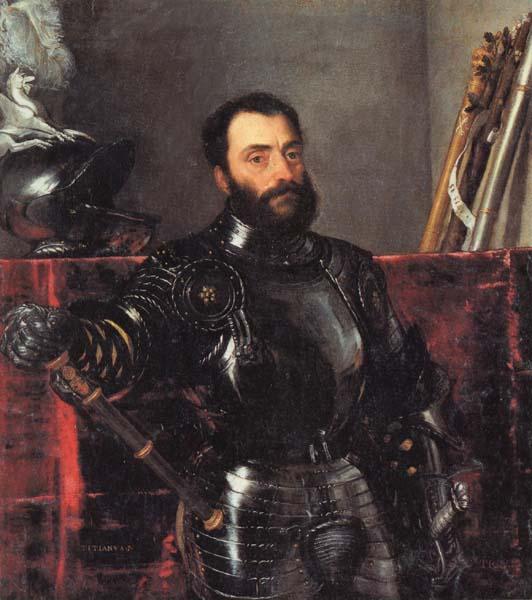 Titian Portrait of Francesco Maria della Rovere oil painting picture