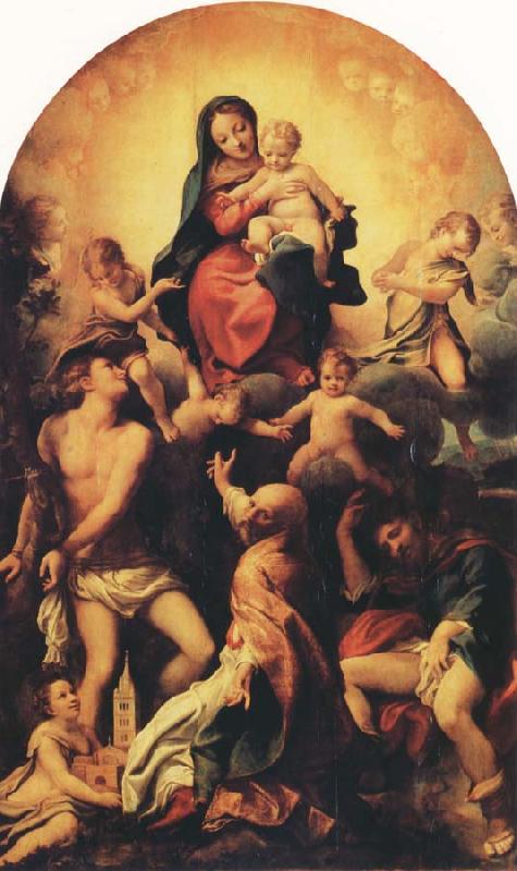 Correggio Madonna with Saint Sebastian oil painting picture