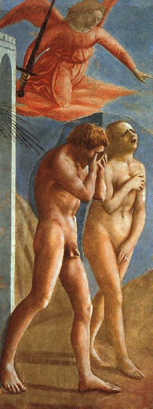 MASACCIO The Expulsion from the Garden of Eden oil painting picture