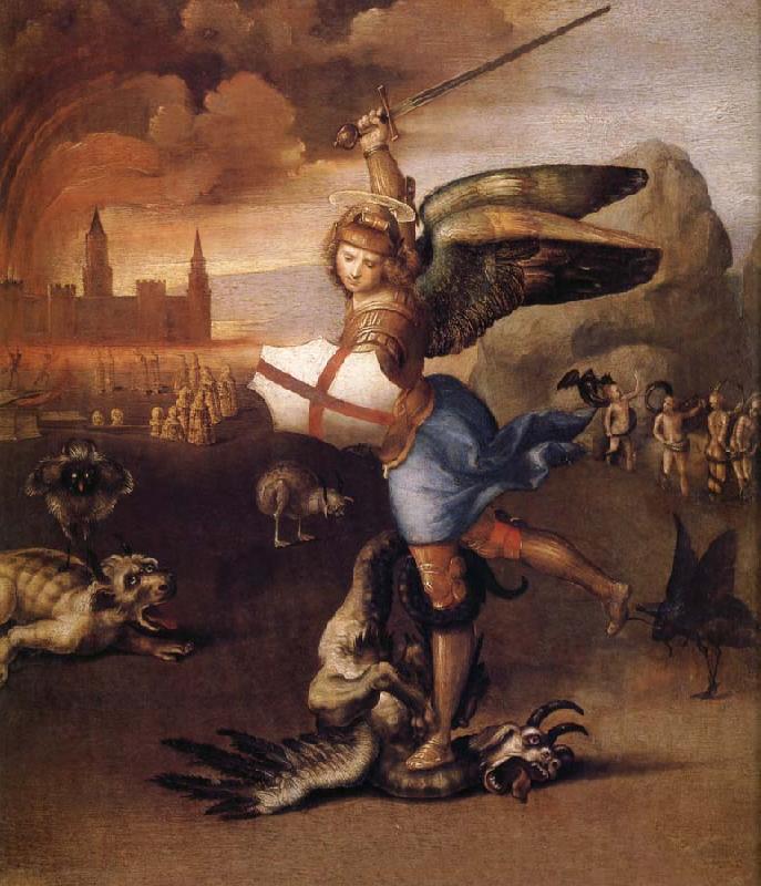 Raffaello Saint-Michel oil painting picture