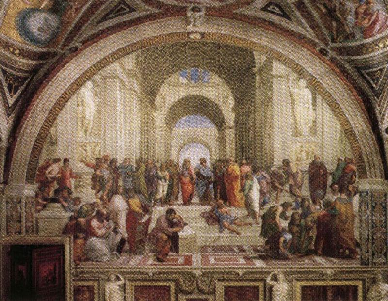 Raphael School of Athens oil painting image