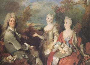 Largillierre Family Portrait (mk05) oil painting picture