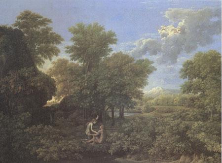 Poussin Spring or the Earthly Paradise (mk05) oil painting image