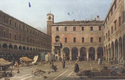 Canaletto Campo di Rialto (mk21) oil painting picture
