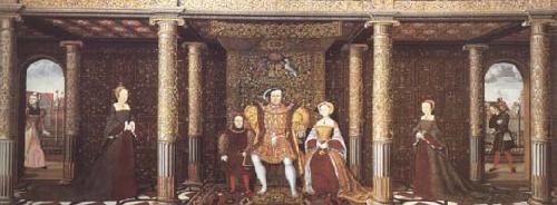 Anonymous The Family of Henry VIII (mk25) oil painting image