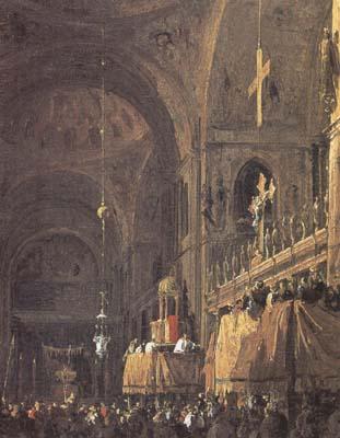 Canaletto Interior of San Marco (mk25) oil painting image