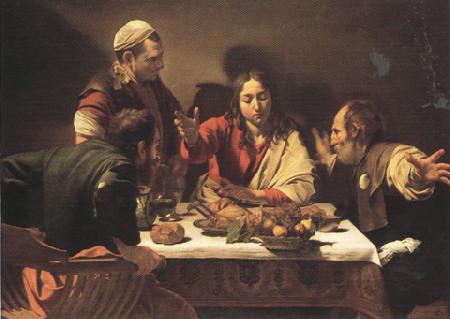 Caravaggio Supper at Emmans (mk33) oil painting picture