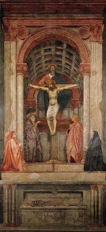 MASACCIO The Holy Trinity (nn03) oil painting picture