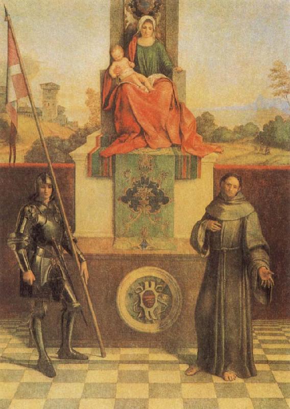 Giorgione Virgin and CHild with SS Francis and Liberalis oil painting picture