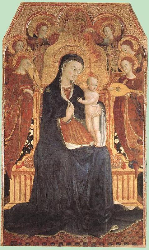 SASSETTA Virgin and Child Adored by Six Angels oil painting picture