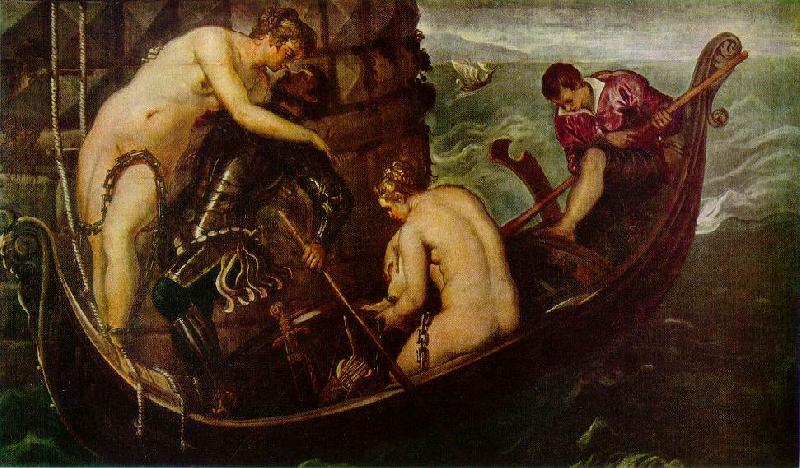 Tintoretto The Deliverance of Arsinoe oil painting image