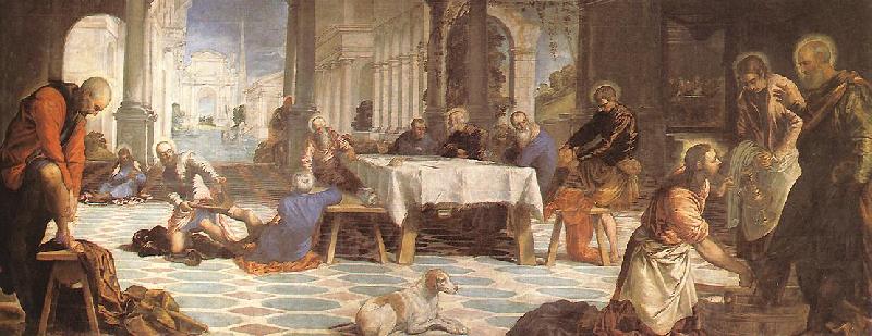 Tintoretto Christ Washing the Feet of His Disciples oil painting picture